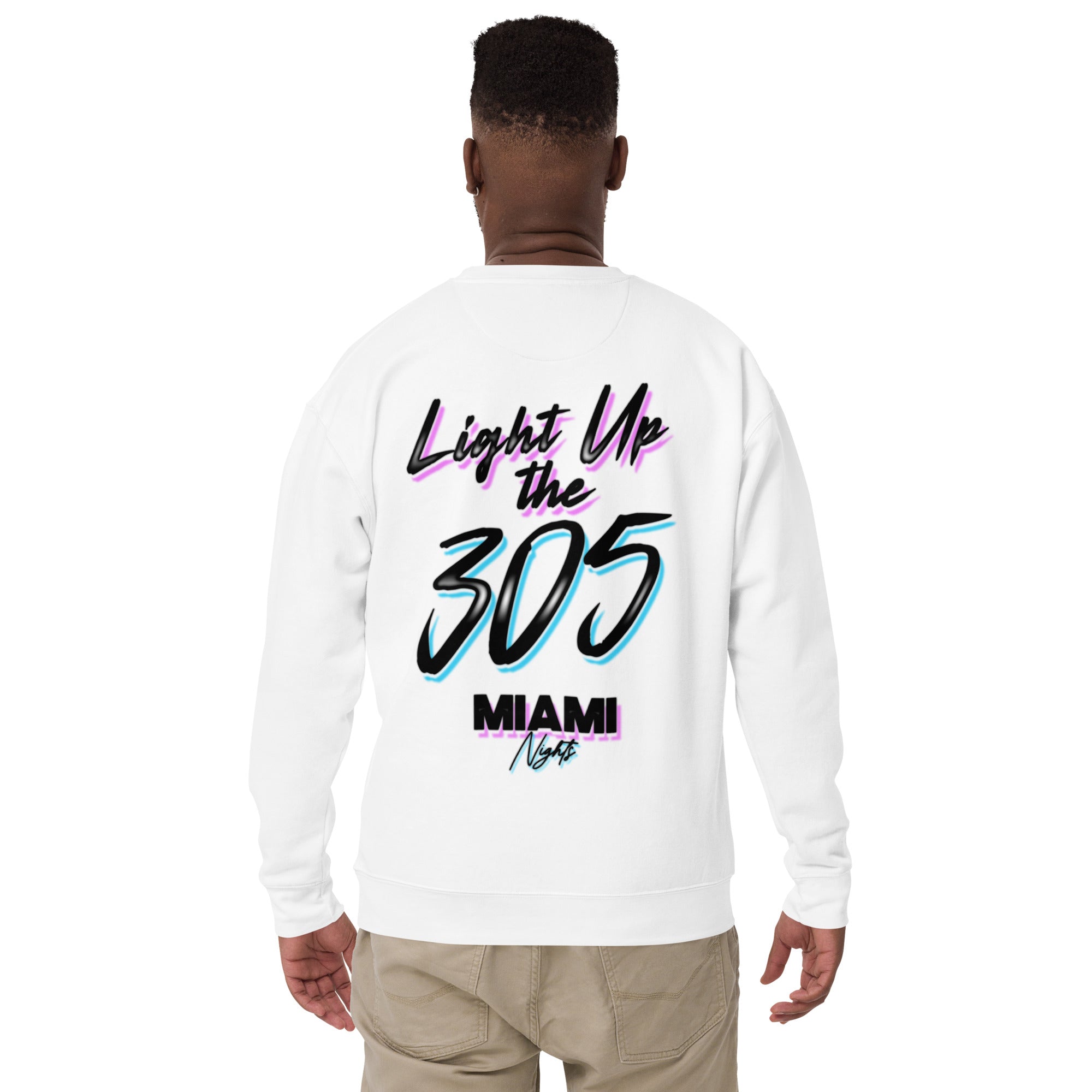 Miami Nights Classic Soft Airbrush Sweatshirt