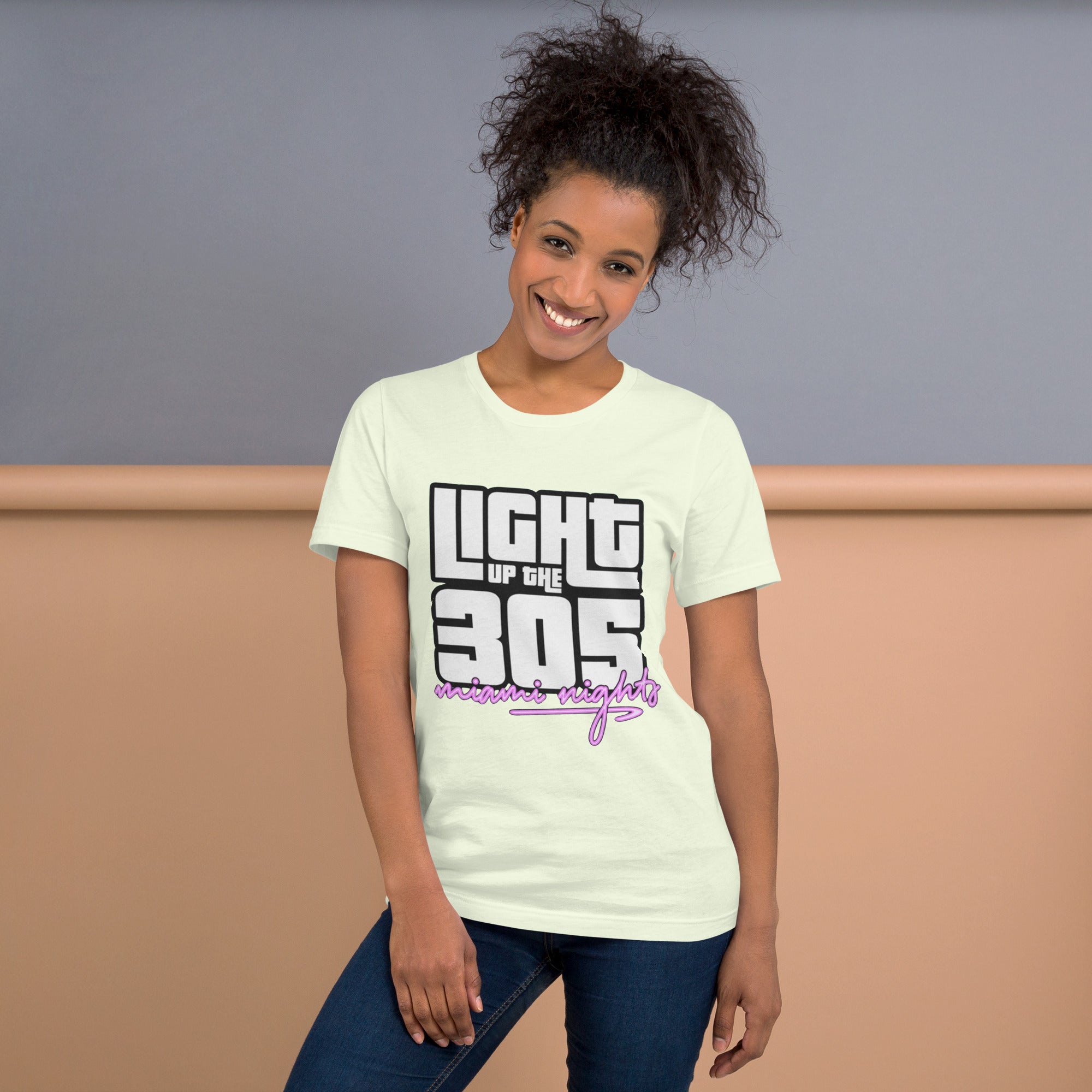 Light Up The 305 Soft Tee