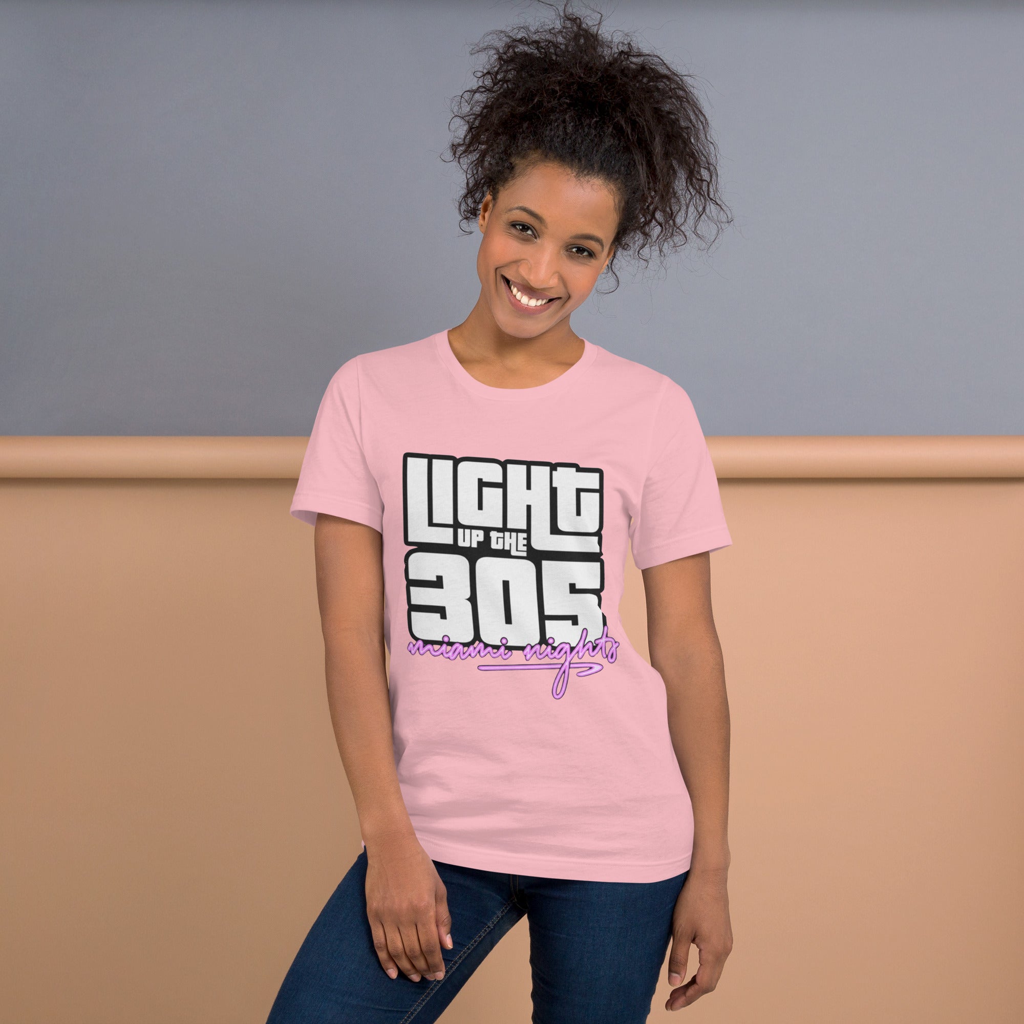 Light Up The 305 Soft Tee