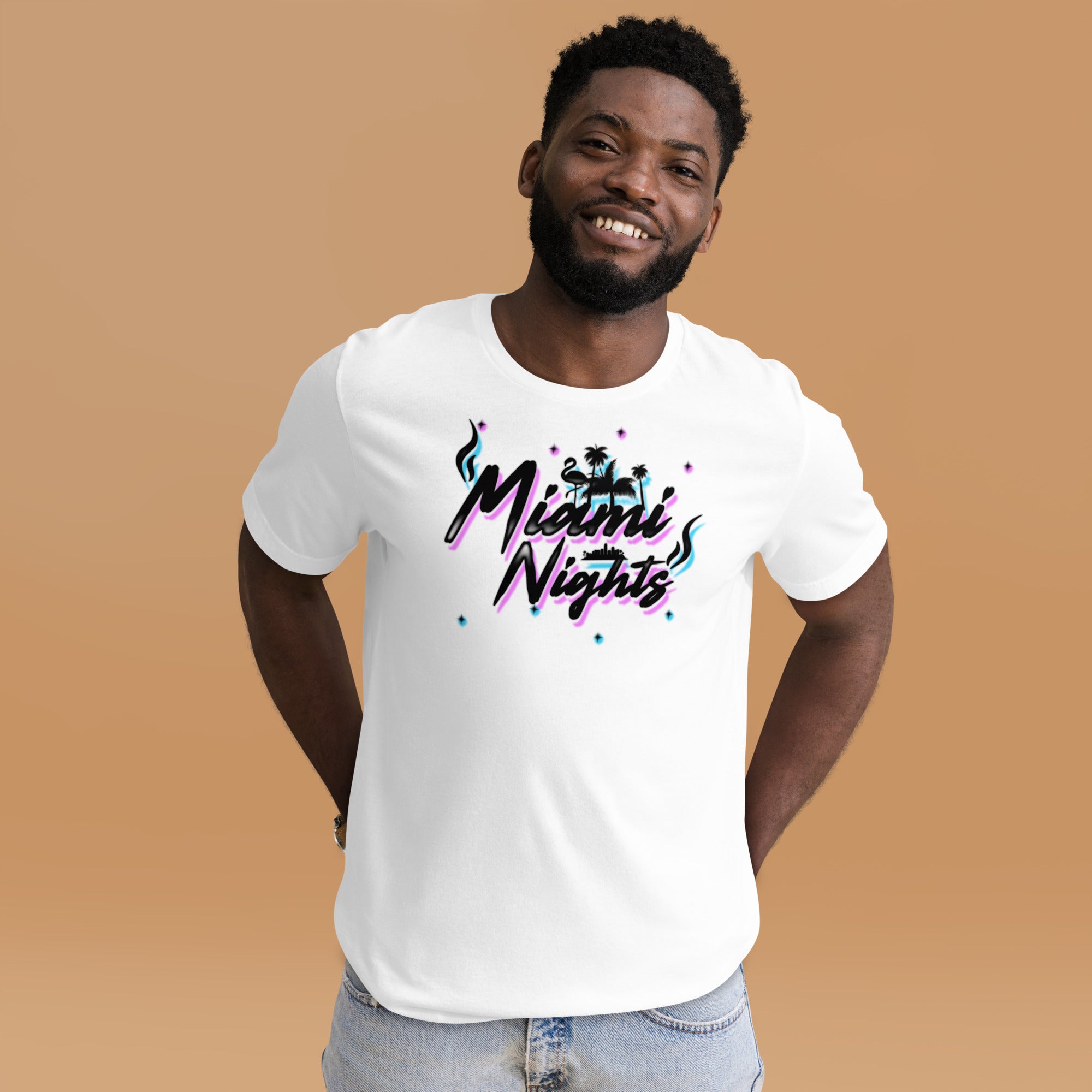 Miami Nights Classic Soft Airbrush Street Tee